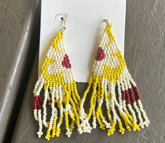 Yellow seed bead