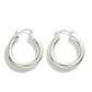 Silver Hoops