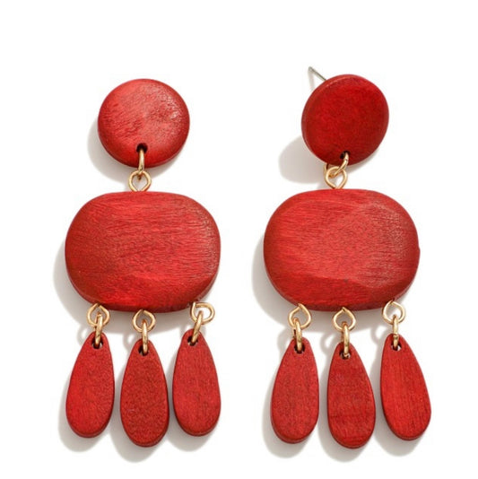 Wooden earrings