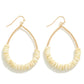 Cream and Gold Dangles