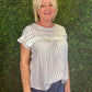 Linen and Lace top