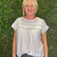 Linen and Lace top