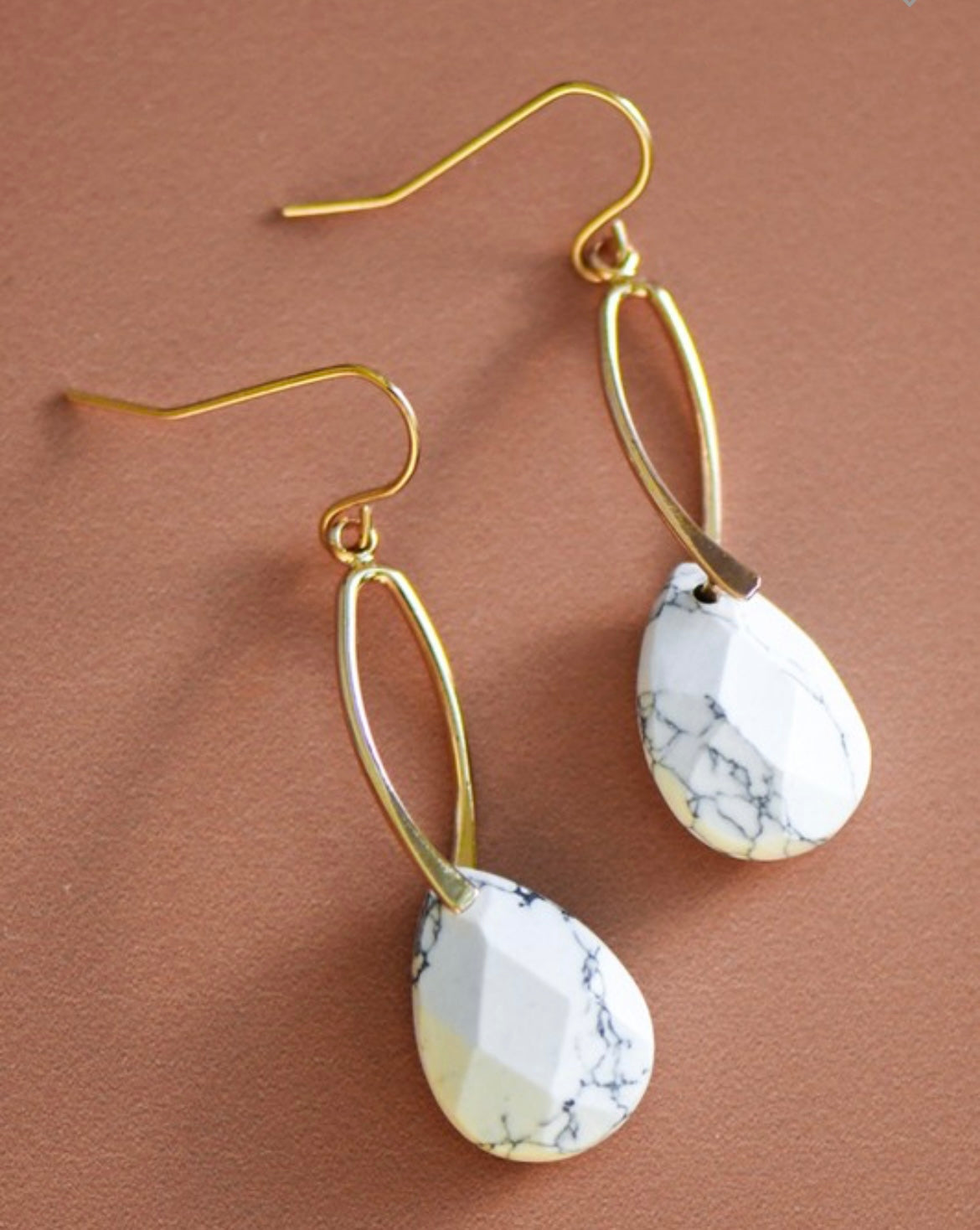 Dangle Stone Earrings