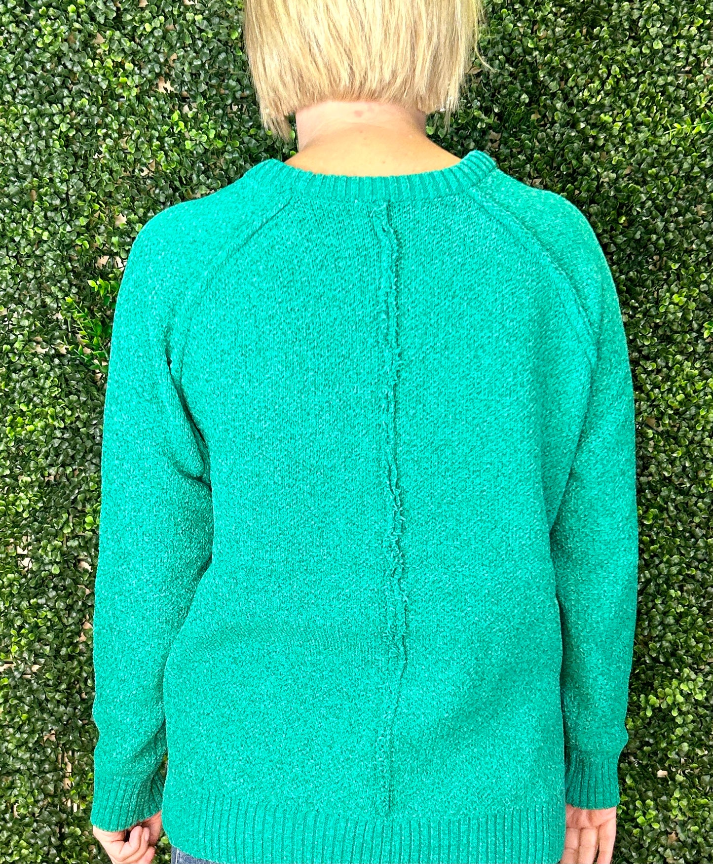 Chenille Raglan Sweater