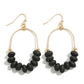 Black Wooden Bead Dangles