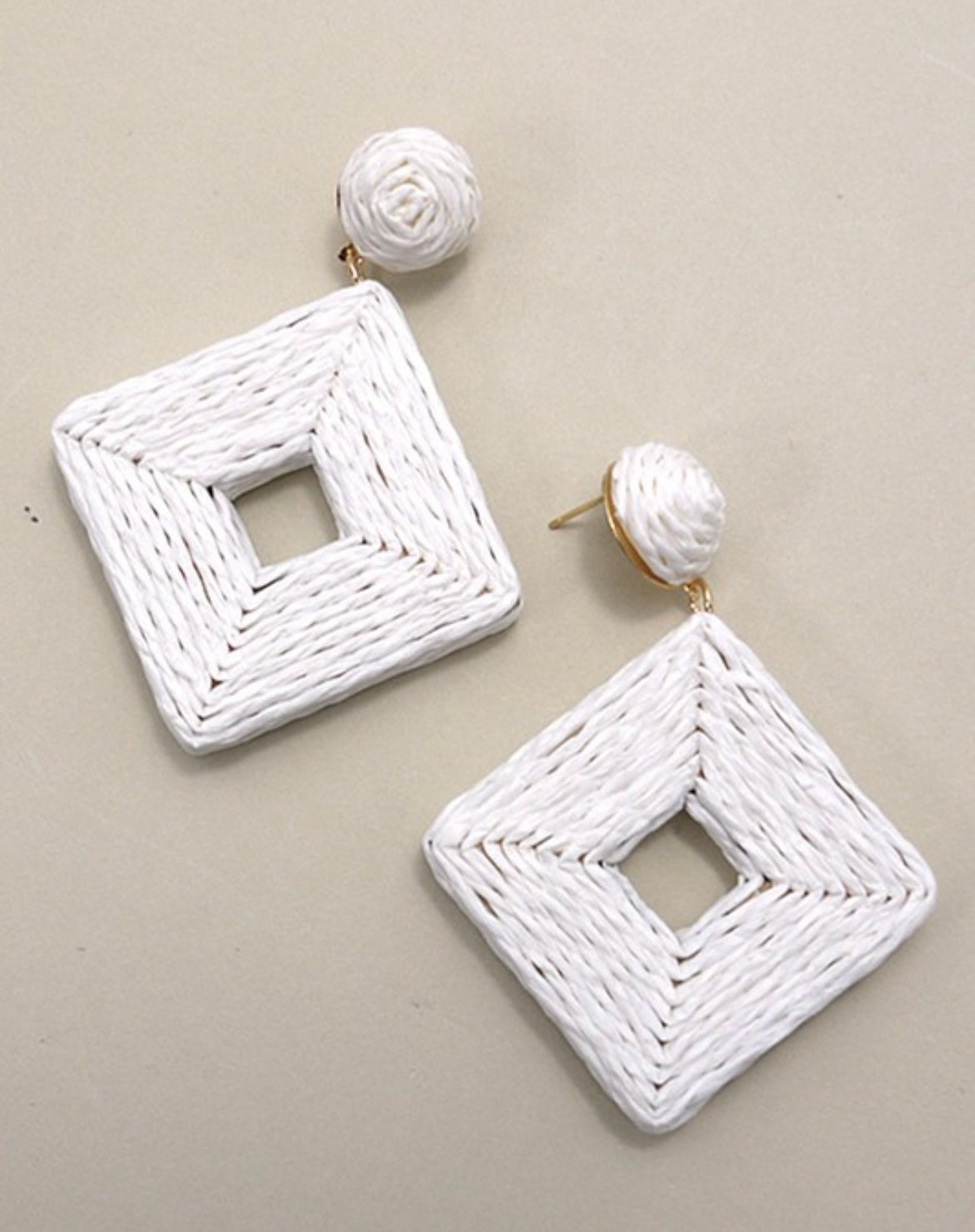 Raffia Earrings