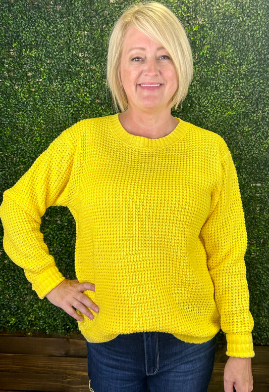 Sunshine on a Cloudy Day Sweater