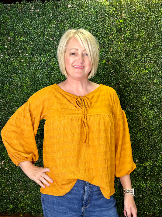 Marigold top