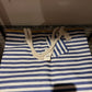 Beach tote with change purse