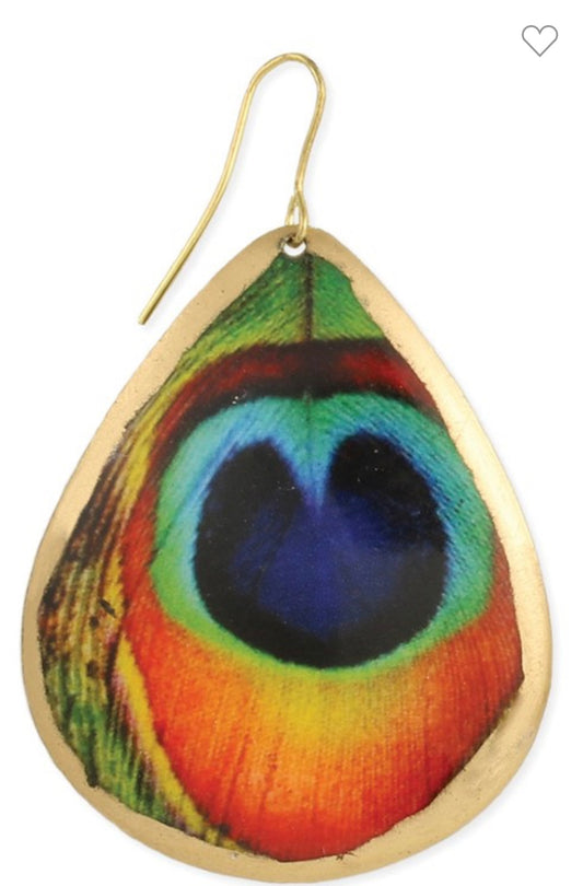 Peacock Earrings