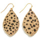 Animal print teardrop