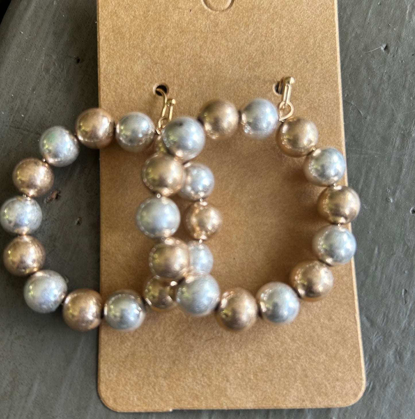 Gold and silver bead