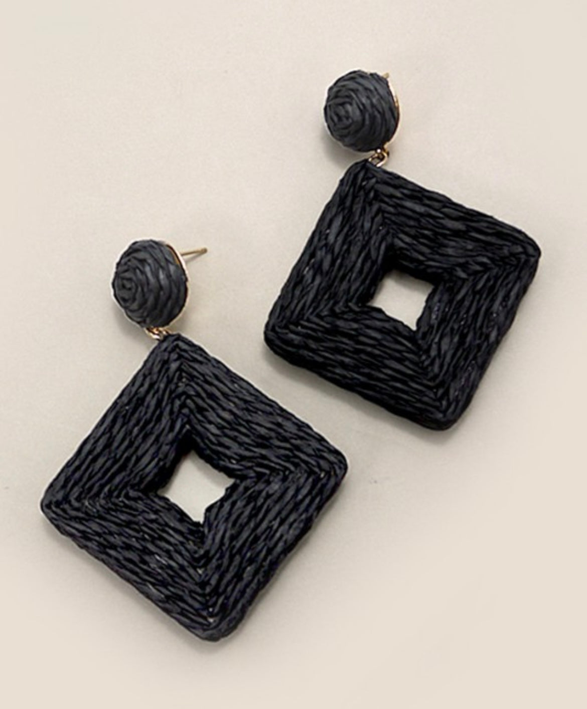 Raffia Earrings