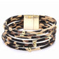 Animal Print and Bead bracelet