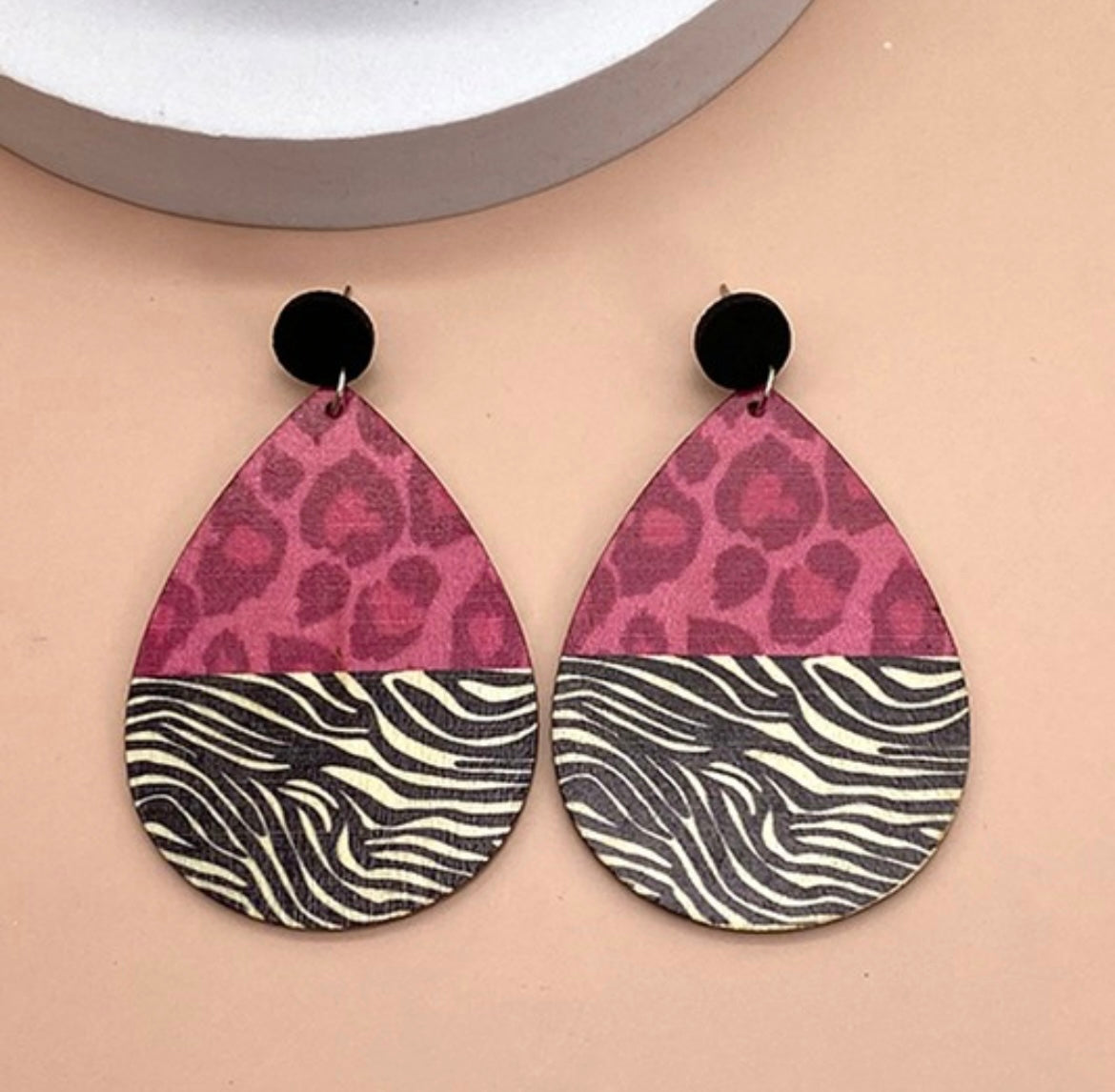 Mix Print Earrings