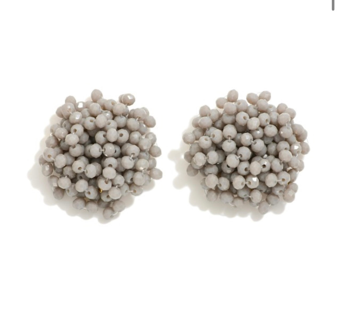 Seed bead studs