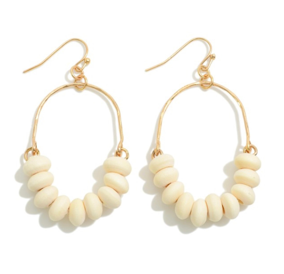 Cream Bead Dangles