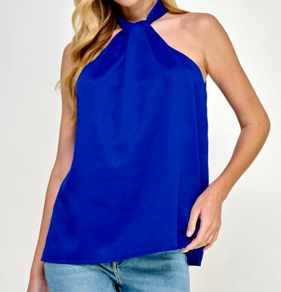 Brilliant Blue Halter