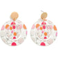 Acrylic Disc Earrings