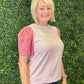 Pink Lady Striped Top