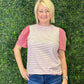 Pink Lady Striped Top