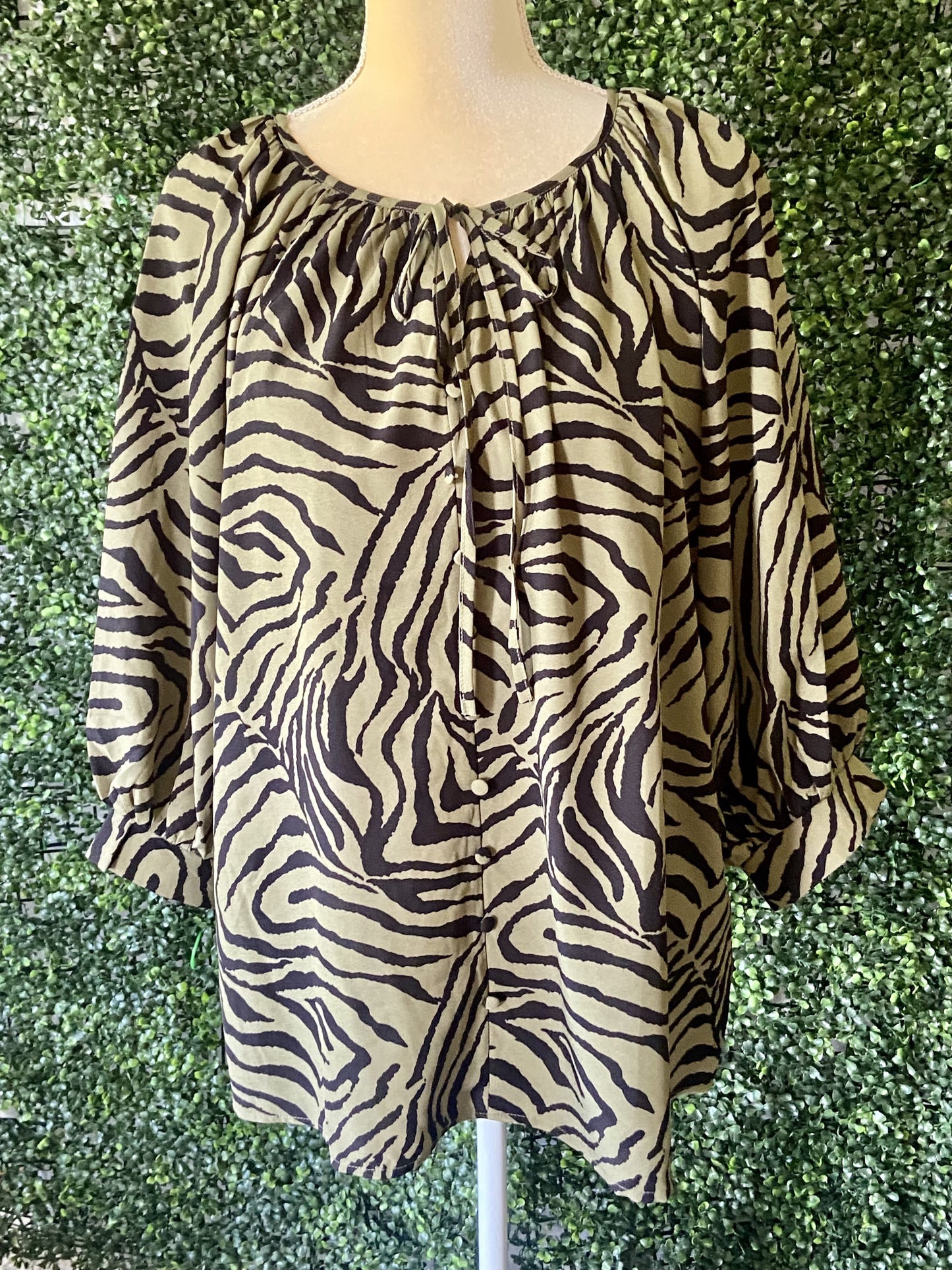 Olive Animal Top