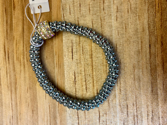 Gray Bead Bracelet