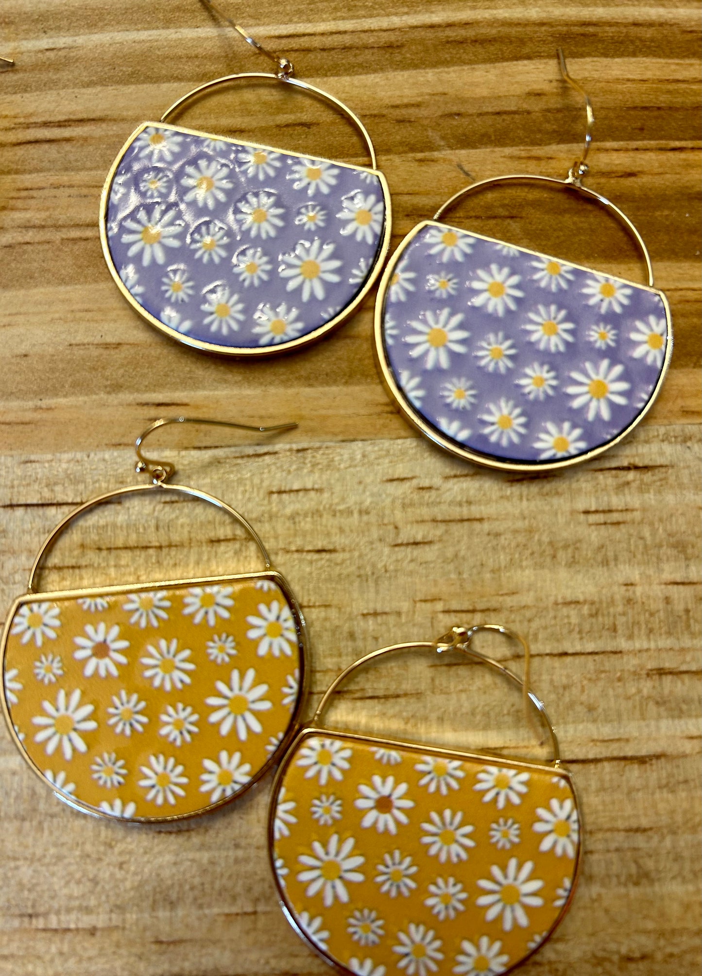 Ceramic Flower Earrings