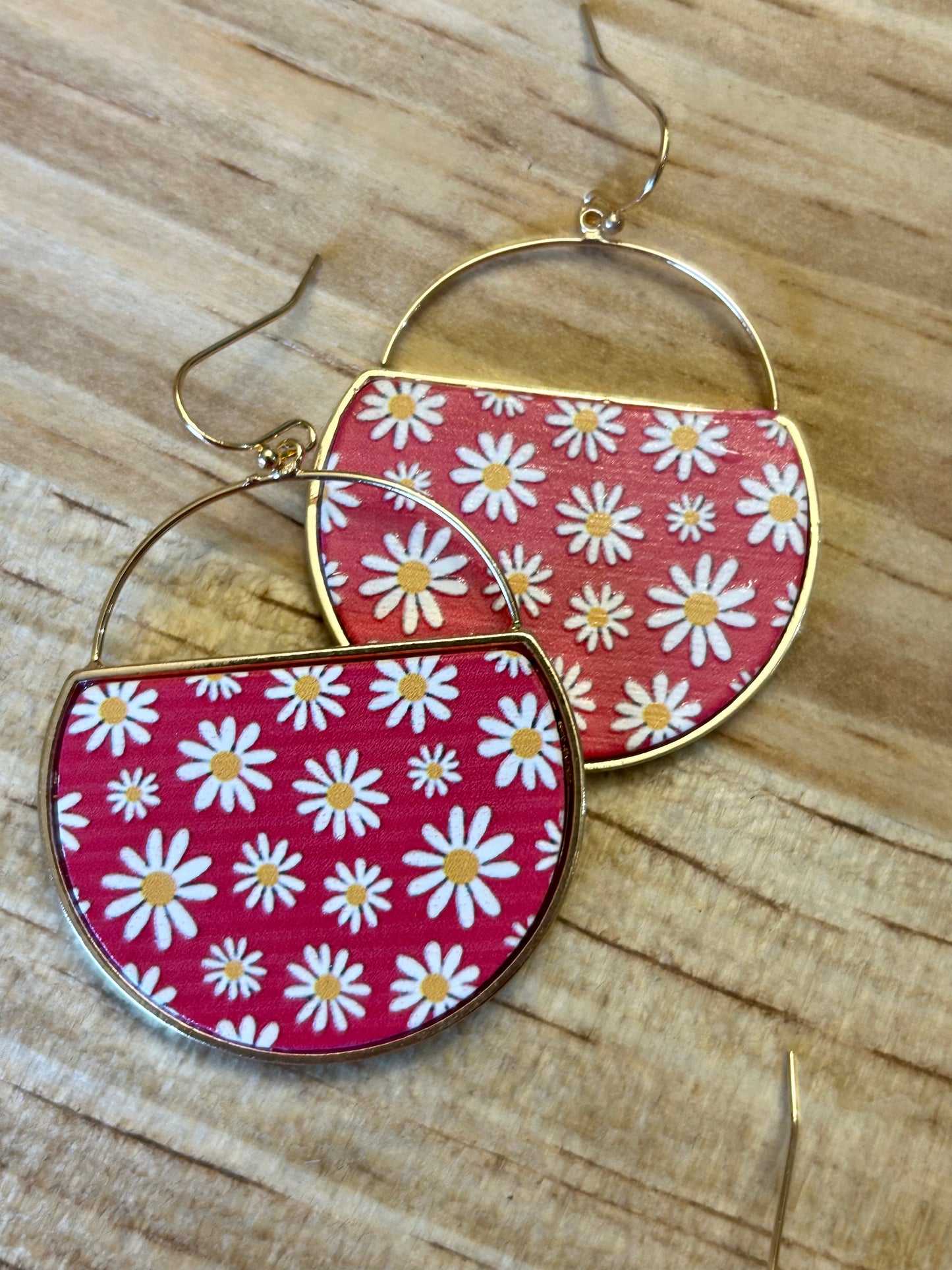 Ceramic Flower Earrings