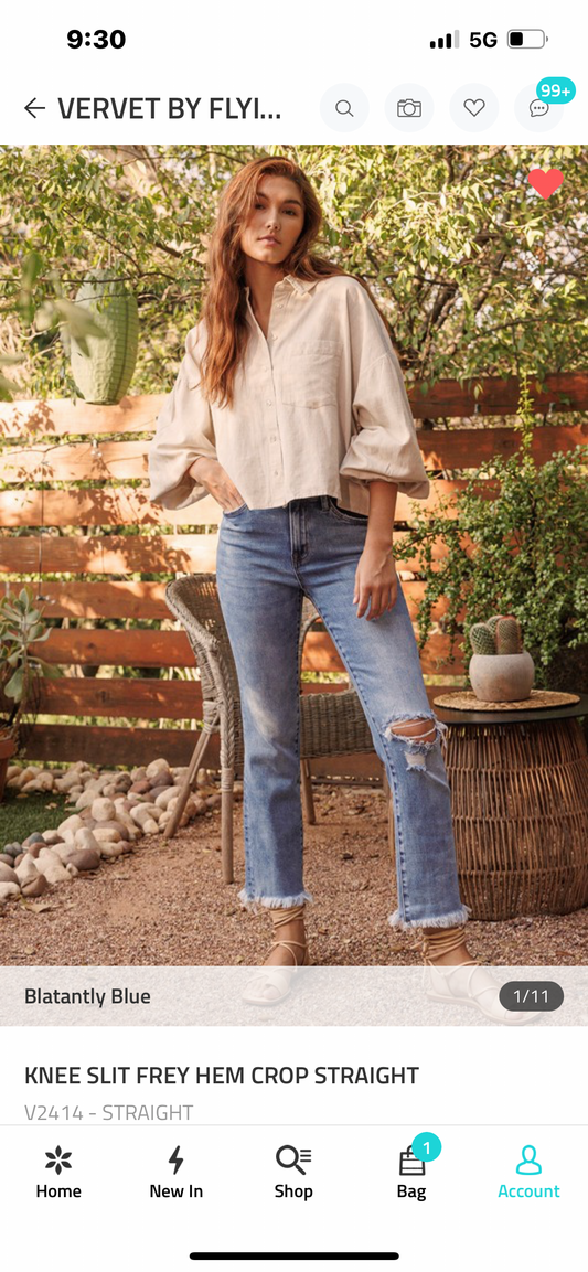 The Jeanne Vervet Jeans