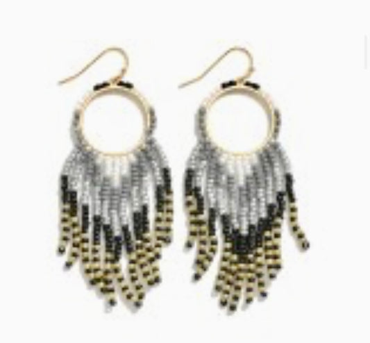 Beaded Drop Earrings