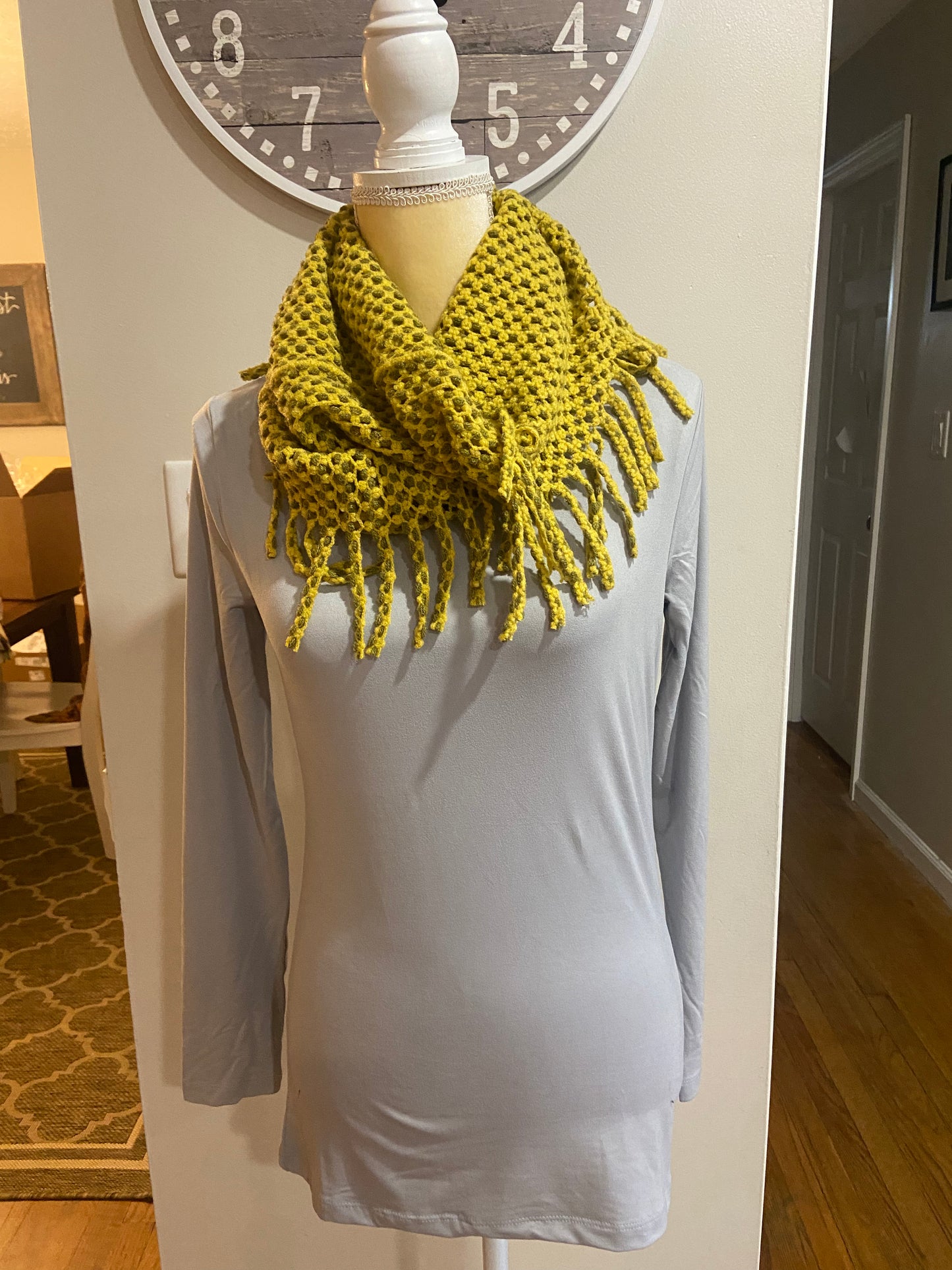 Gold Woven Scarf