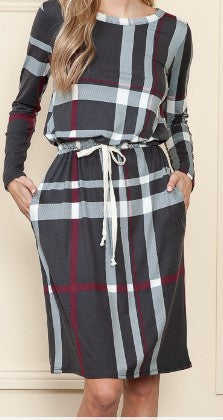 The Taylor Plaid Dress